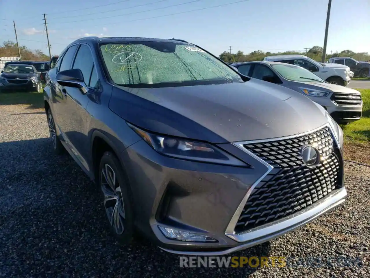 1 Photograph of a damaged car 2T2HZMAA9NC230541 LEXUS RX350 2022