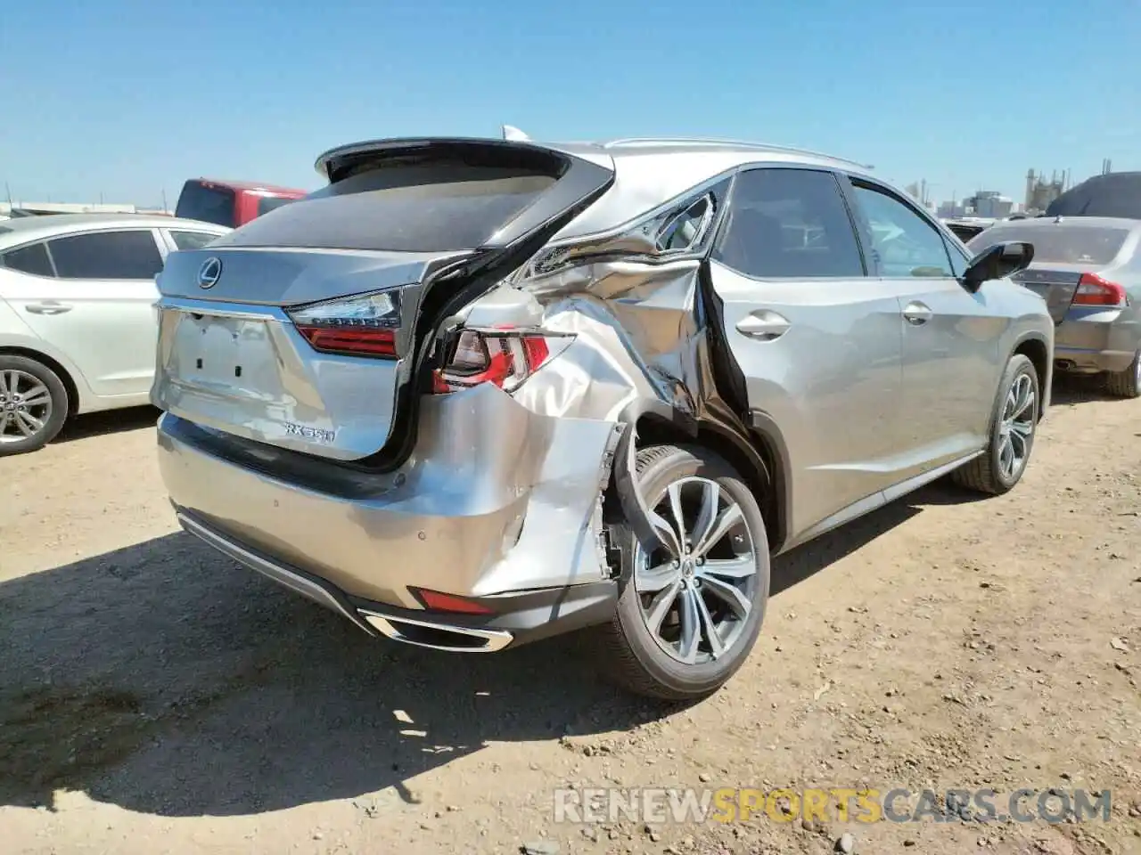 4 Photograph of a damaged car 2T2HZMAA9NC233164 LEXUS RX350 2022