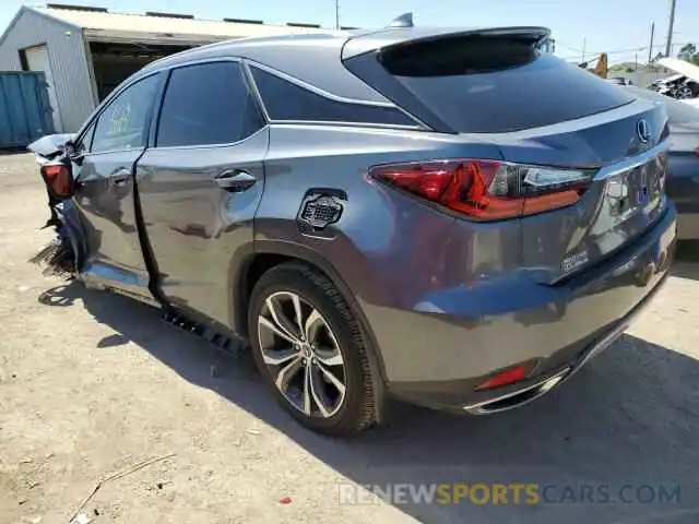 2 Фотография поврежденного автомобиля 2T2HZMAA9NC247940 LEXUS RX350 2022