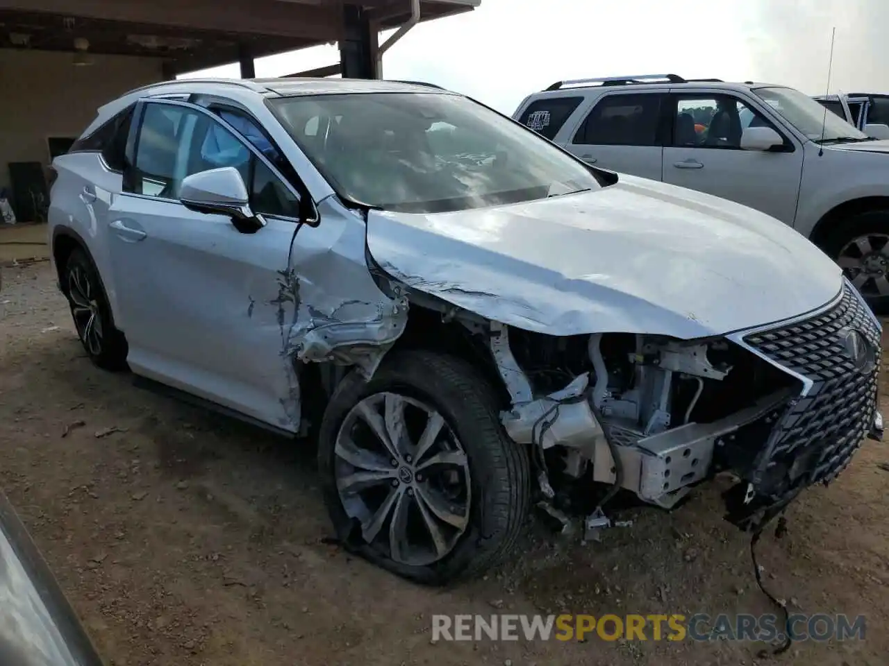 4 Photograph of a damaged car 2T2HZMAA9NC249901 LEXUS RX350 2022