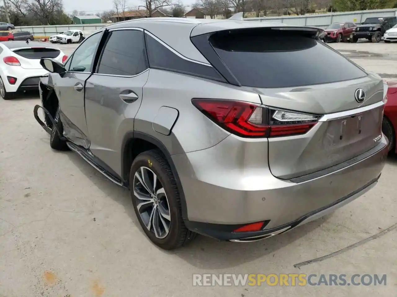 3 Photograph of a damaged car 2T2HZMAAXNC228796 LEXUS RX350 2022