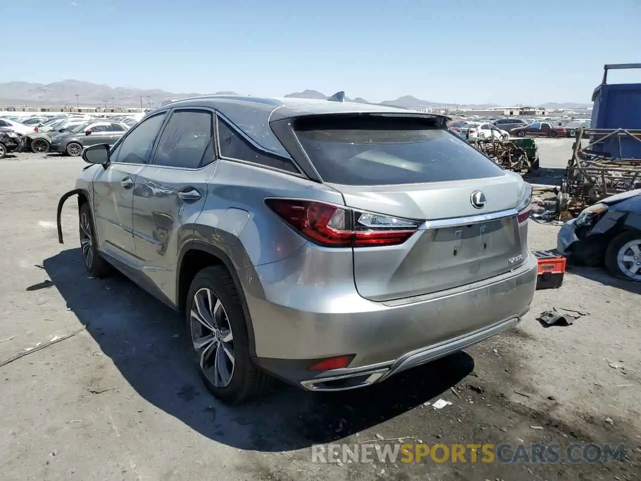 3 Фотография поврежденного автомобиля 2T2HZMAAXNC232752 LEXUS RX350 2022