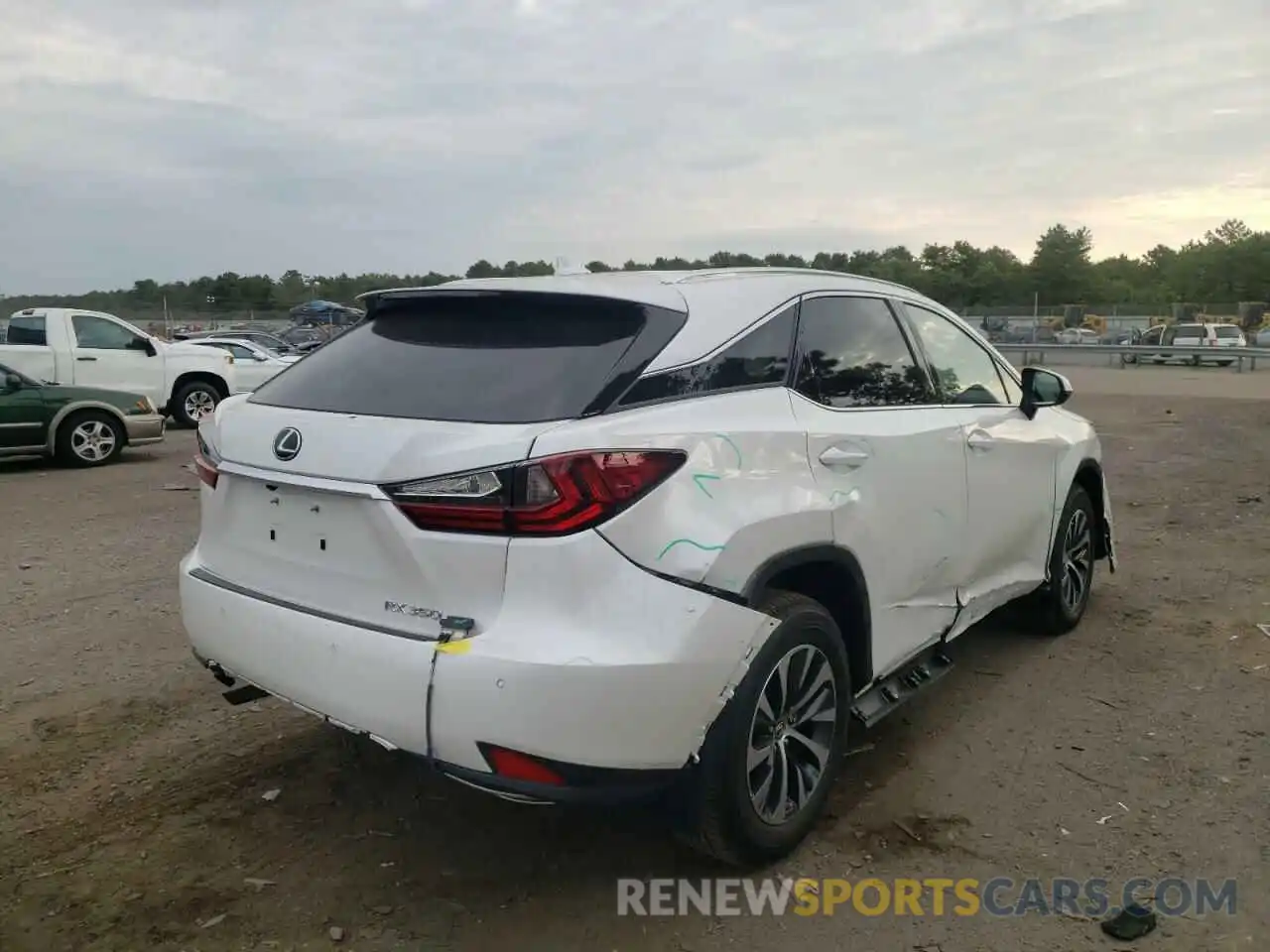 4 Фотография поврежденного автомобиля 2T2HZMDA0NC355696 LEXUS RX350 2022