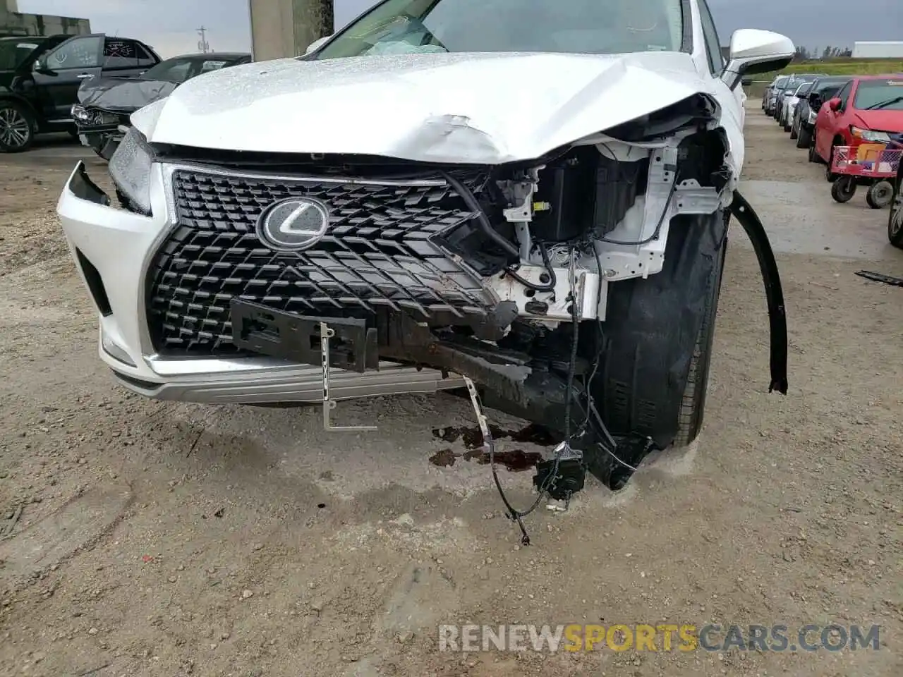 9 Photograph of a damaged car 2T2HZMDA1NC308984 LEXUS RX350 2022