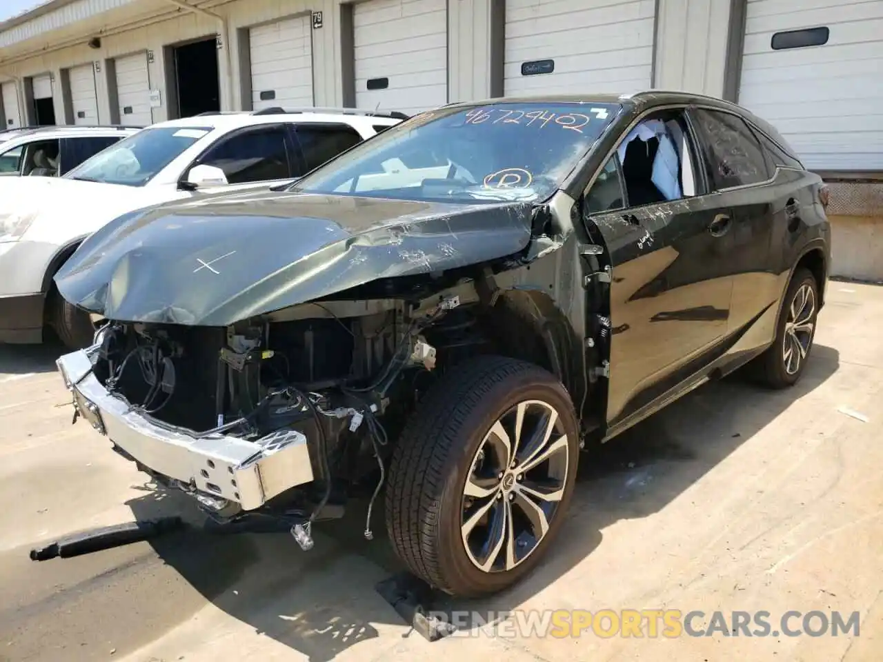 2 Photograph of a damaged car 2T2HZMDA1NC317488 LEXUS RX350 2022