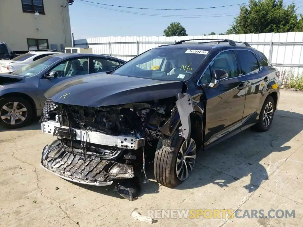 2 Photograph of a damaged car 2T2HZMDA1NC342407 LEXUS RX350 2022