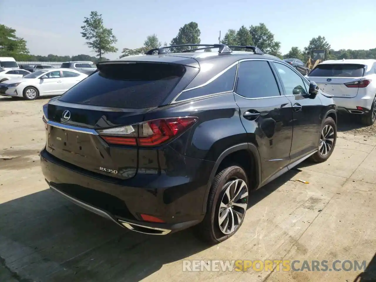 4 Фотография поврежденного автомобиля 2T2HZMDA1NC342407 LEXUS RX350 2022