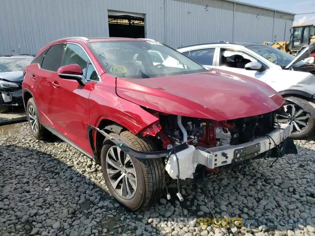 1 Photograph of a damaged car 2T2HZMDA2NC318763 LEXUS RX350 2022