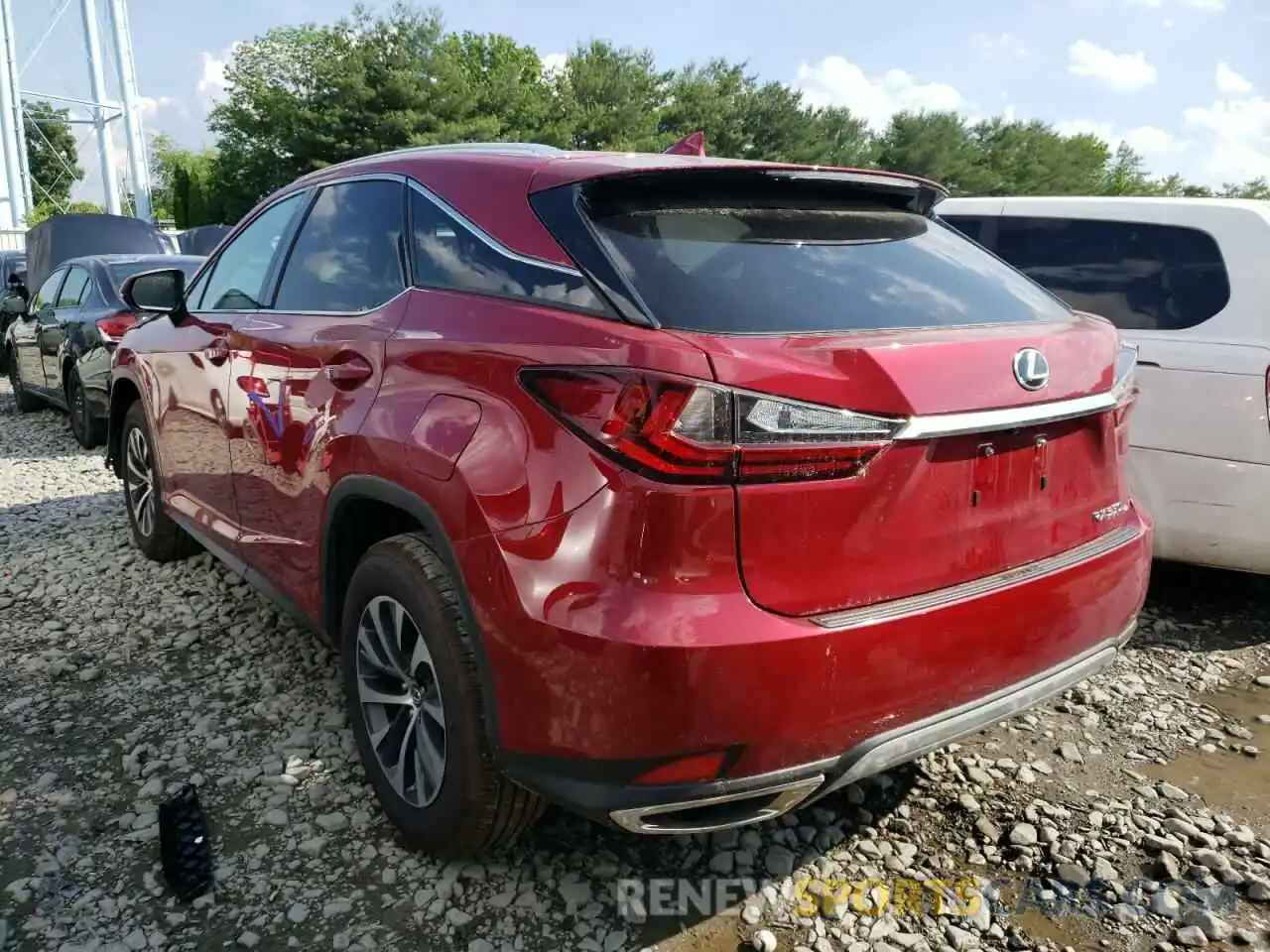 3 Photograph of a damaged car 2T2HZMDA2NC318763 LEXUS RX350 2022