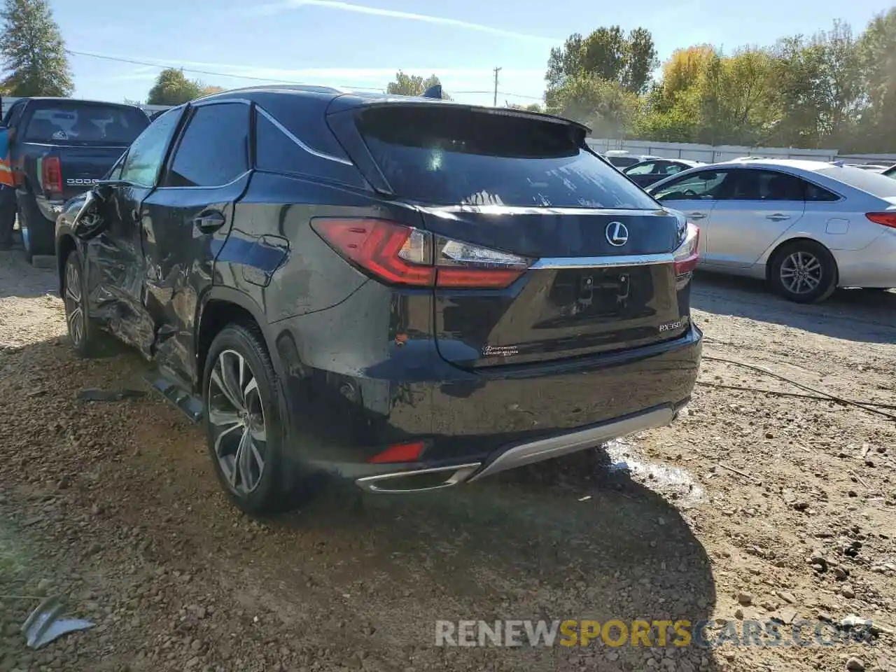 3 Photograph of a damaged car 2T2HZMDA2NC357739 LEXUS RX350 2022