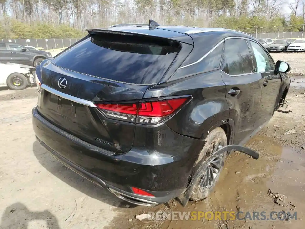 4 Фотография поврежденного автомобиля 2T2HZMDA3NC309957 LEXUS RX350 2022