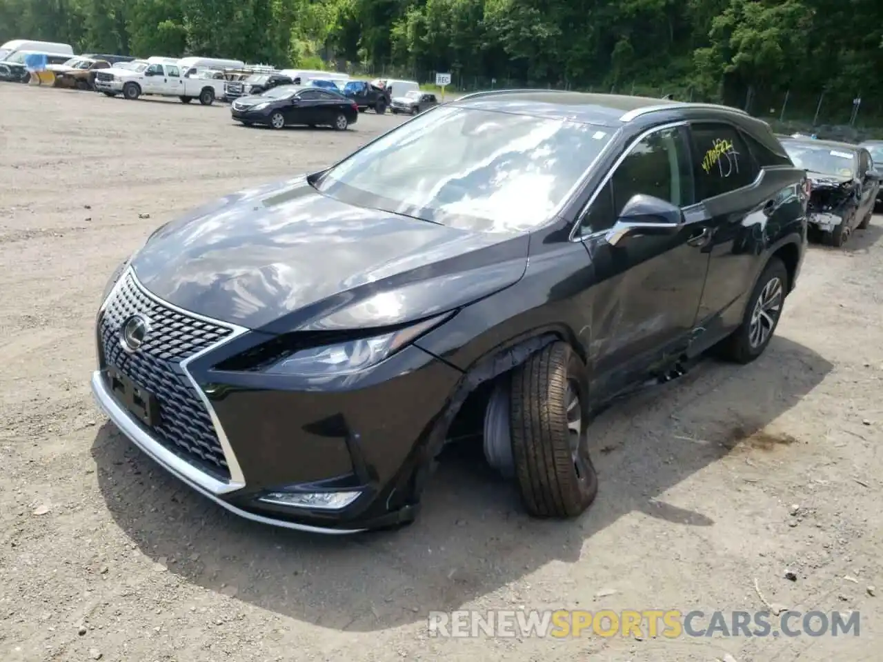 2 Photograph of a damaged car 2T2HZMDA3NC326872 LEXUS RX350 2022