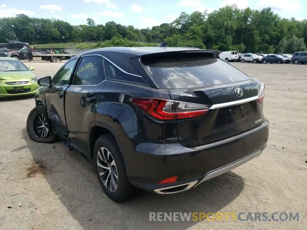 3 Photograph of a damaged car 2T2HZMDA3NC326872 LEXUS RX350 2022