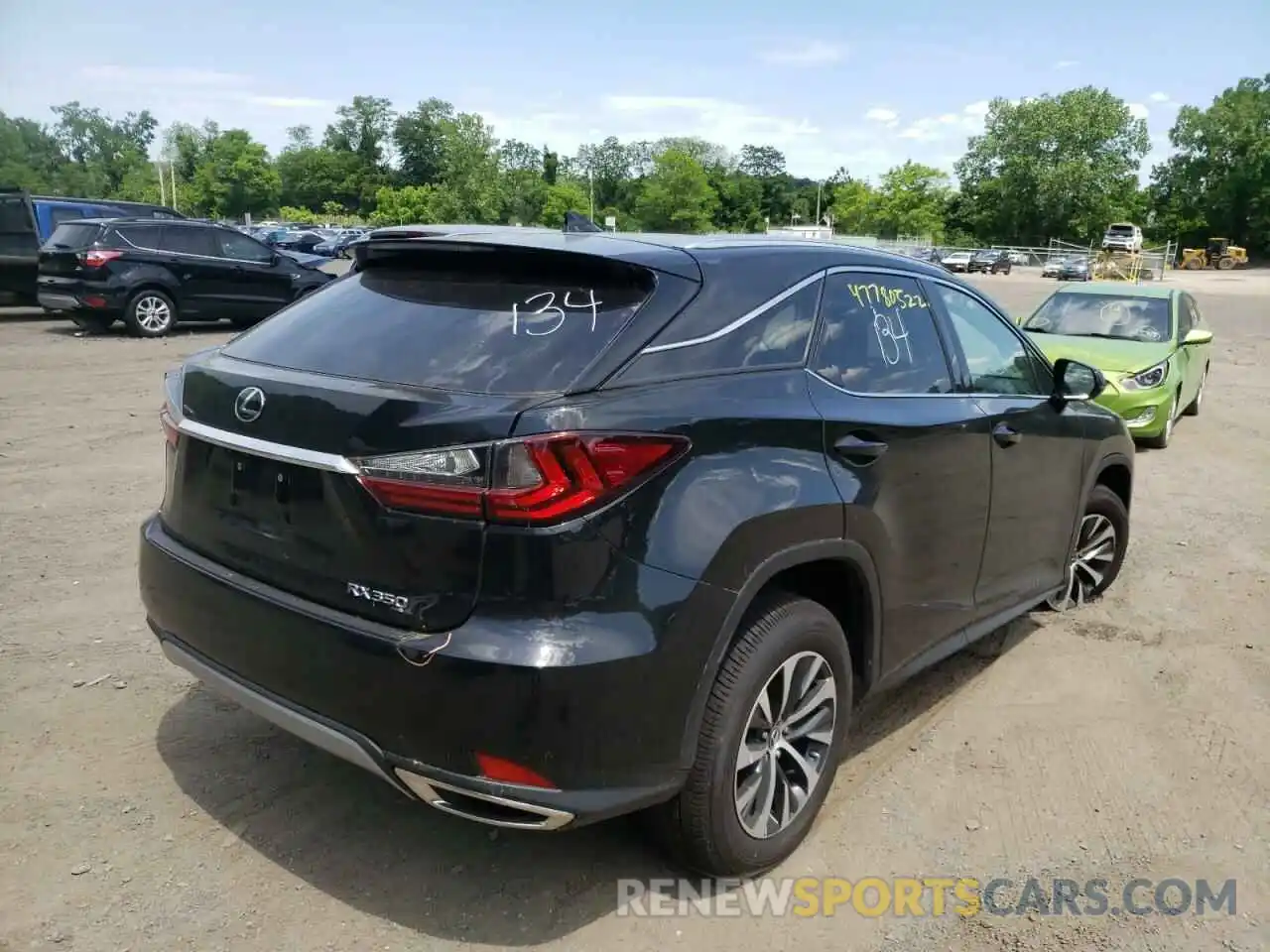 4 Photograph of a damaged car 2T2HZMDA3NC326872 LEXUS RX350 2022