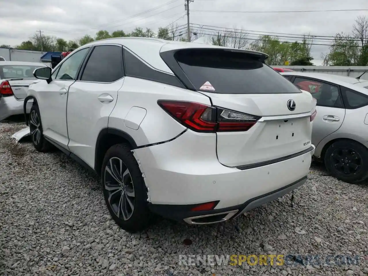 3 Photograph of a damaged car 2T2HZMDA3NC334695 LEXUS RX350 2022