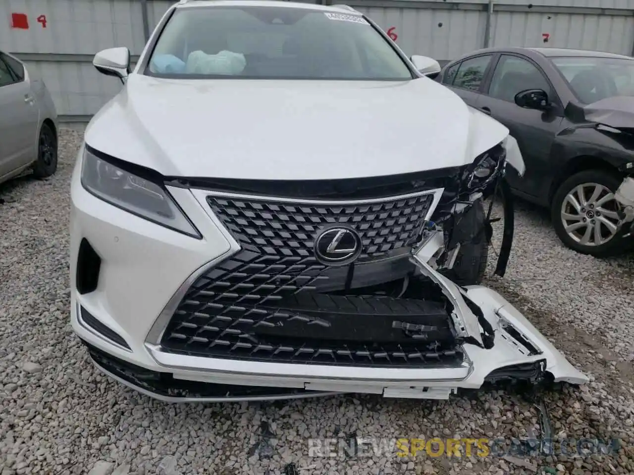 9 Photograph of a damaged car 2T2HZMDA3NC334695 LEXUS RX350 2022