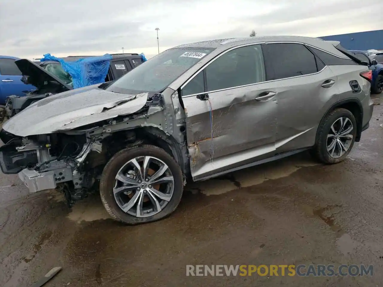 1 Photograph of a damaged car 2T2HZMDA4NC360271 LEXUS RX350 2022