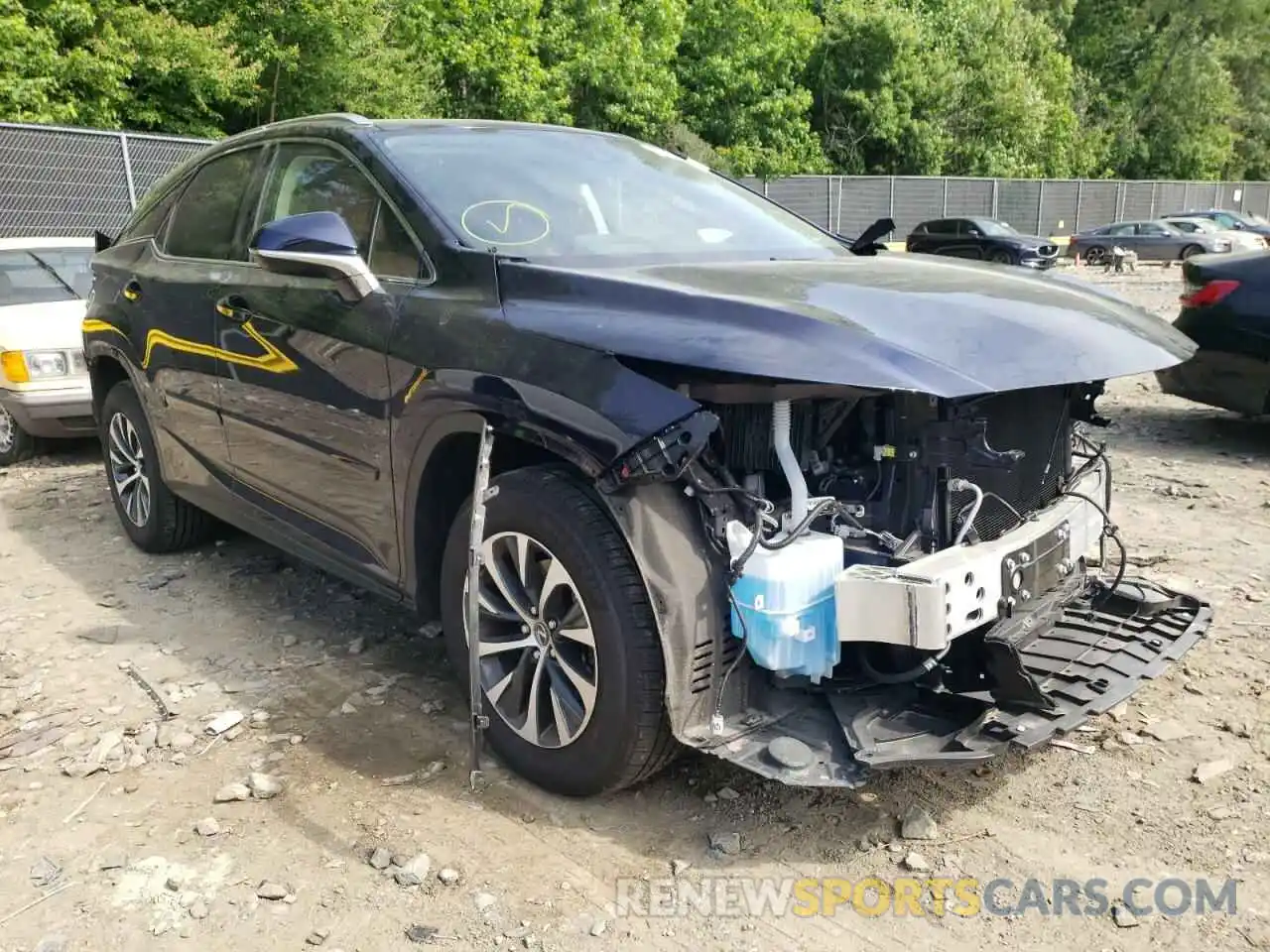 1 Photograph of a damaged car 2T2HZMDA5NC319843 LEXUS RX350 2022