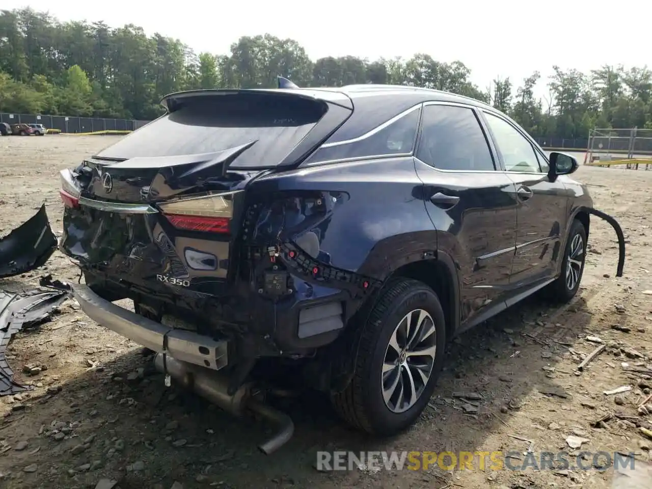 4 Photograph of a damaged car 2T2HZMDA5NC319843 LEXUS RX350 2022