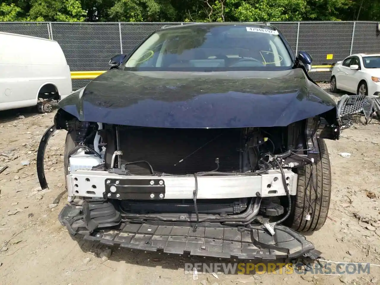 9 Photograph of a damaged car 2T2HZMDA5NC319843 LEXUS RX350 2022