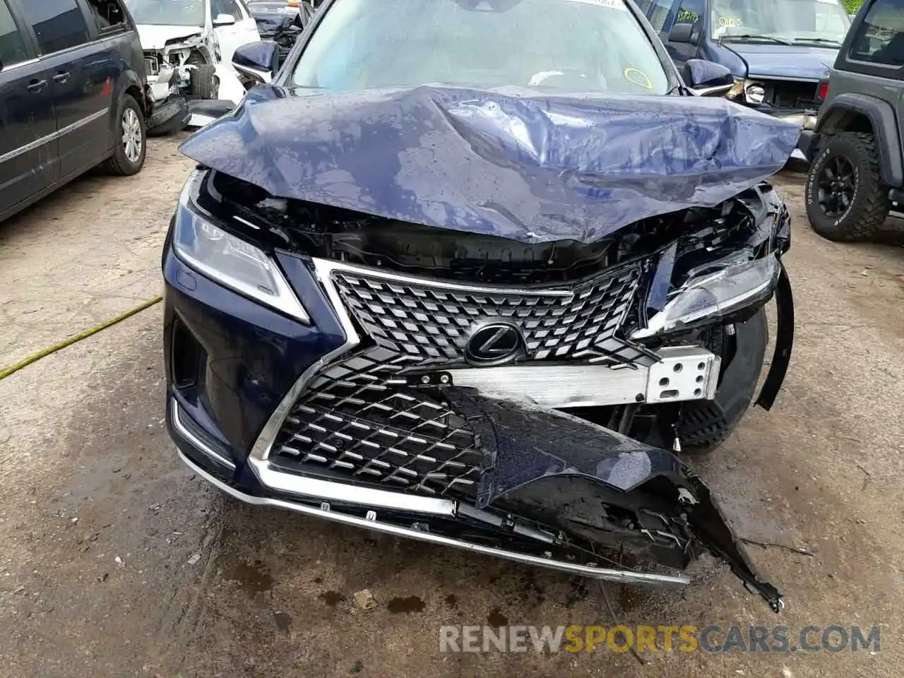 9 Photograph of a damaged car 2T2HZMDA5NC337064 LEXUS RX350 2022