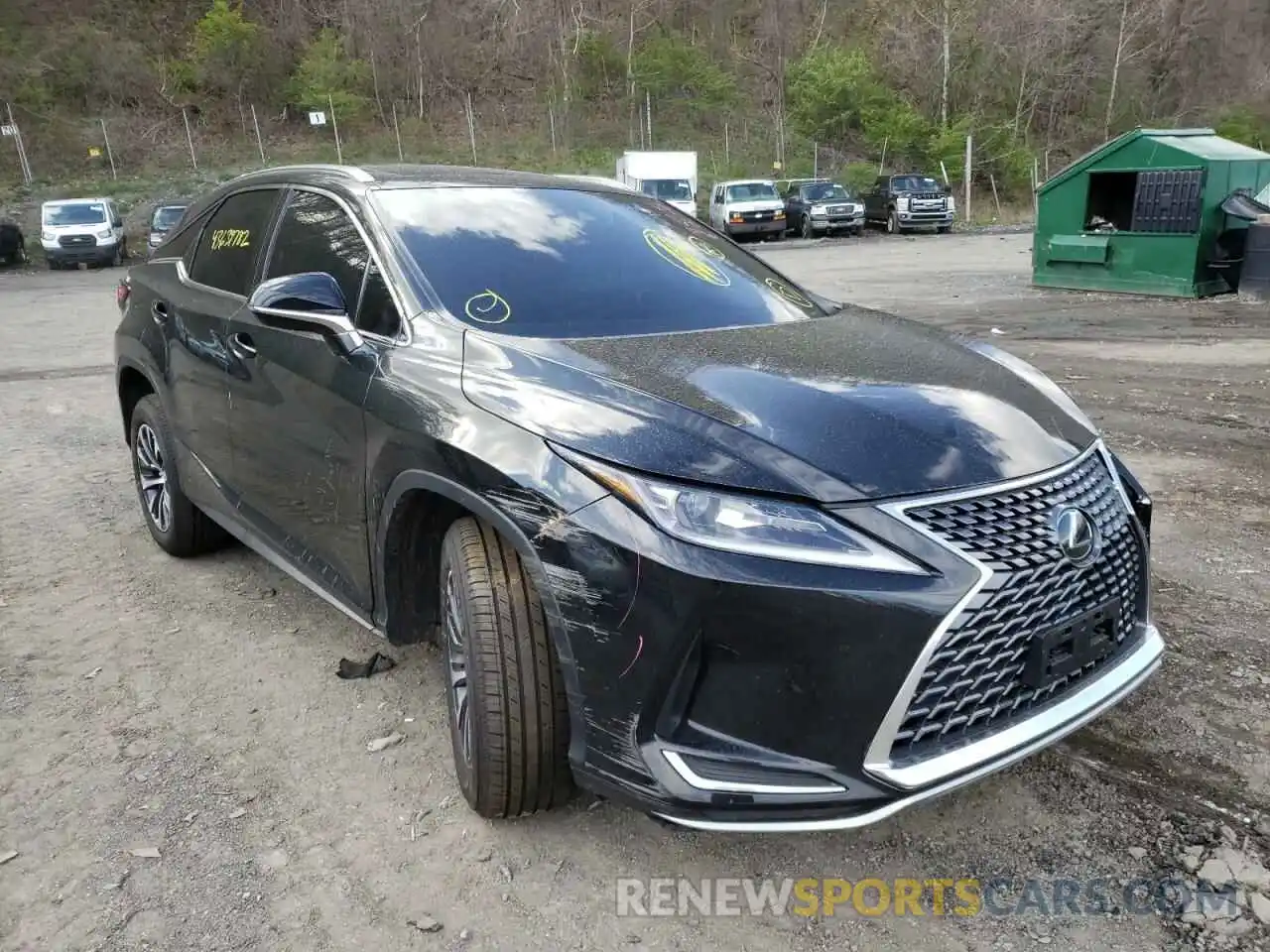 1 Photograph of a damaged car 2T2HZMDA6NC315025 LEXUS RX350 2022