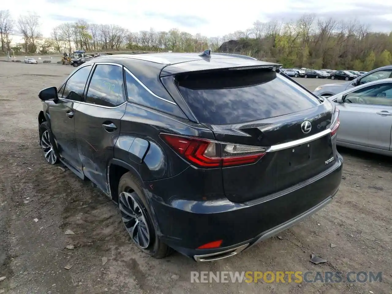 3 Photograph of a damaged car 2T2HZMDA6NC315025 LEXUS RX350 2022