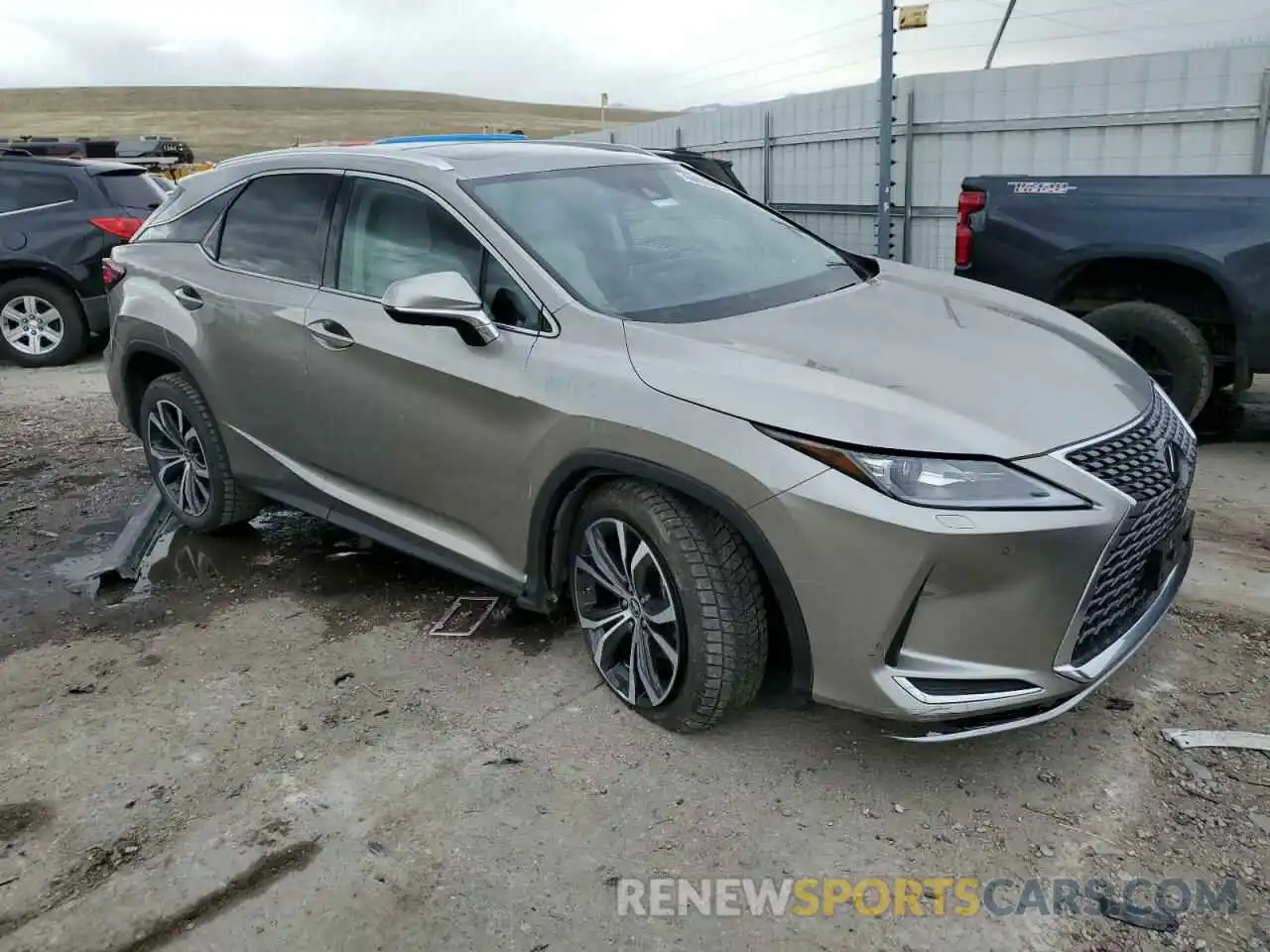 4 Photograph of a damaged car 2T2HZMDA7NC331430 LEXUS RX350 2022