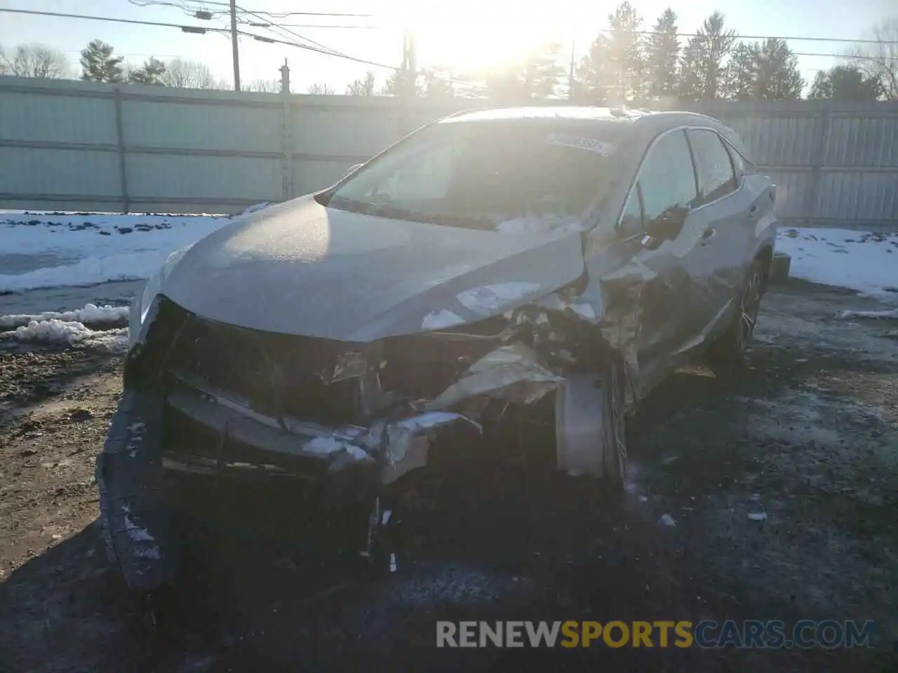 2 Photograph of a damaged car 2T2HZMDA9NC312068 LEXUS RX350 2022