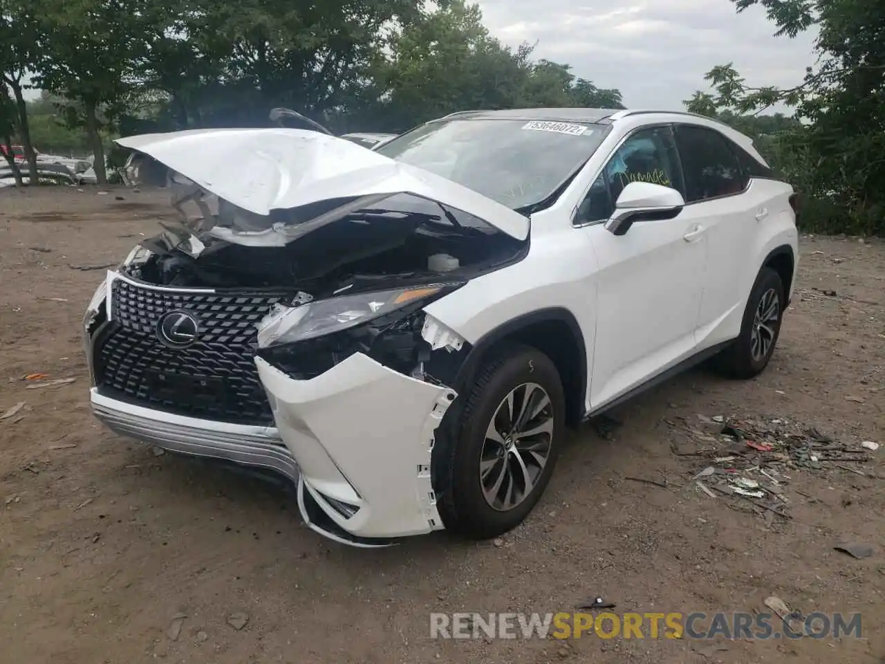 2 Фотография поврежденного автомобиля 2T2HZMDA9NC331283 LEXUS RX350 2022