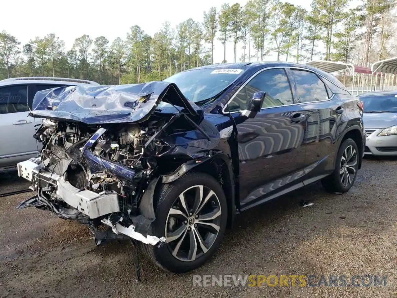 1 Photograph of a damaged car 2T2HZMDA9NC351680 LEXUS RX350 2022