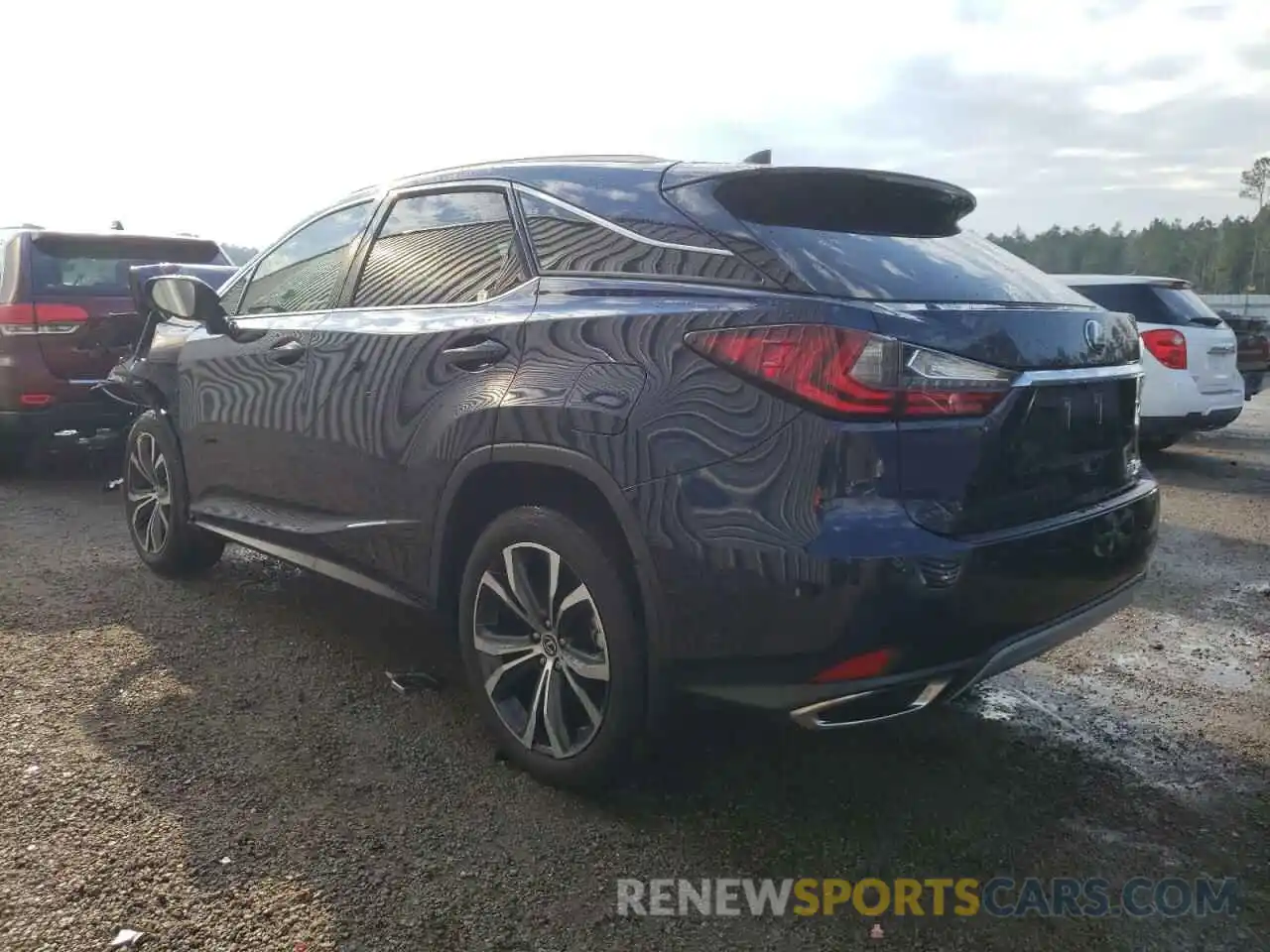 2 Photograph of a damaged car 2T2HZMDA9NC351680 LEXUS RX350 2022