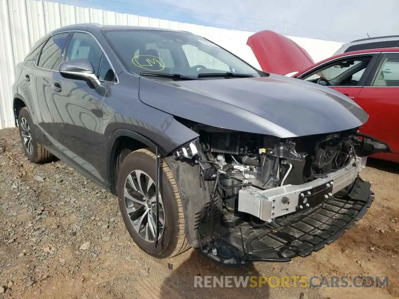 1 Photograph of a damaged car 2T2HZMDAXNC309681 LEXUS RX350 2022