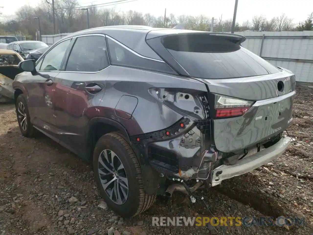 3 Photograph of a damaged car 2T2HZMDAXNC309681 LEXUS RX350 2022