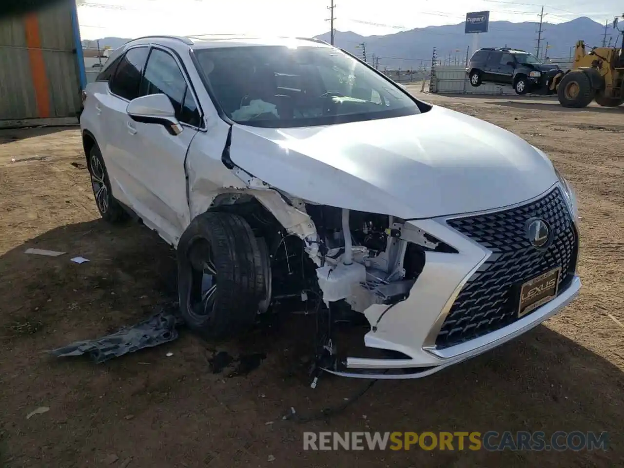 1 Photograph of a damaged car 2T2HZMDAXNC318946 LEXUS RX350 2022