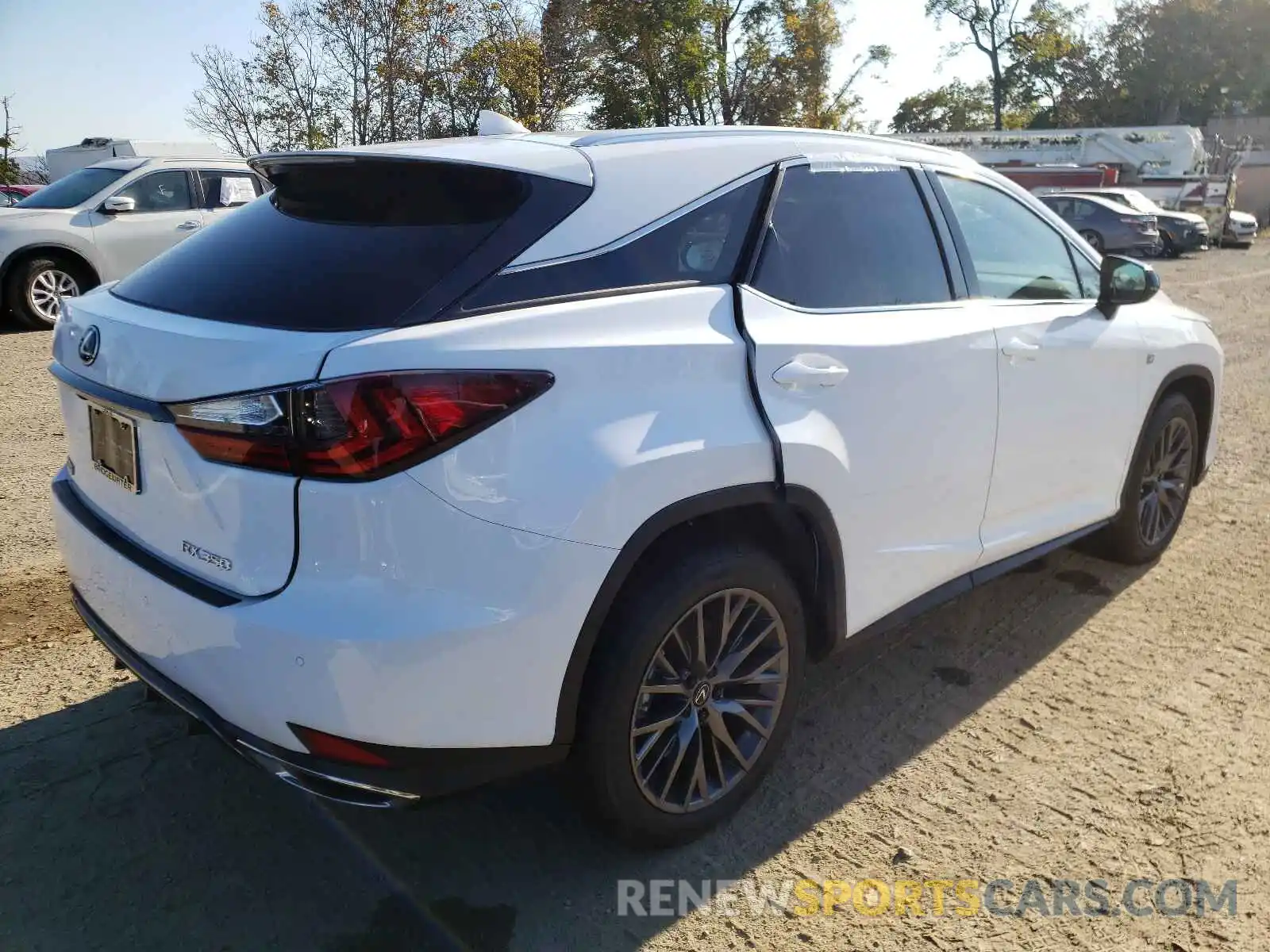 4 Фотография поврежденного автомобиля 2T2SZMDA1NC309218 LEXUS RX350 2022