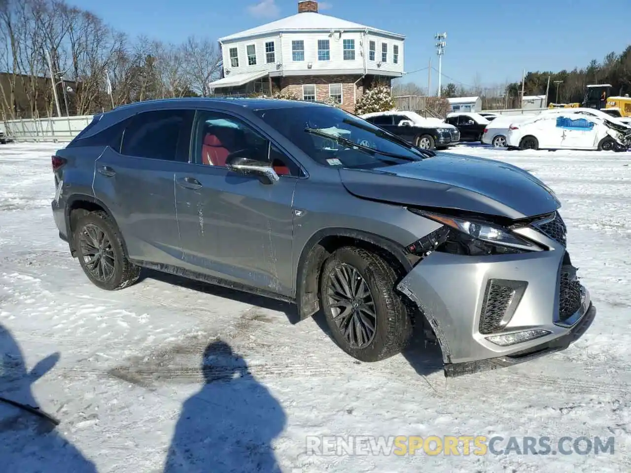 4 Photograph of a damaged car 2T2SZMDA1NC355373 LEXUS RX350 2022