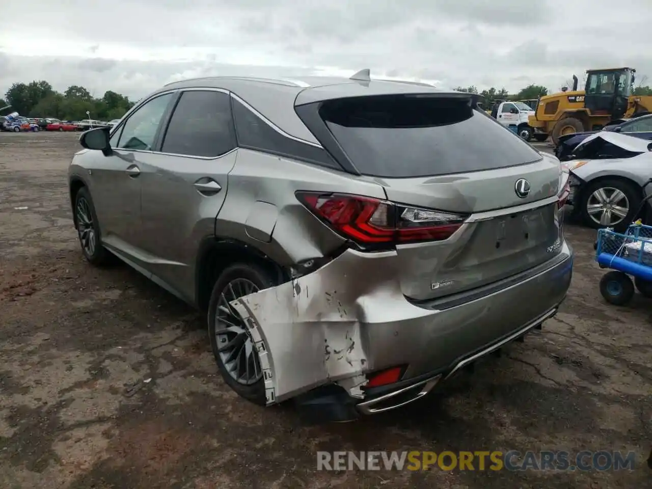 3 Фотография поврежденного автомобиля 2T2SZMDA5NC325163 LEXUS RX350 2022