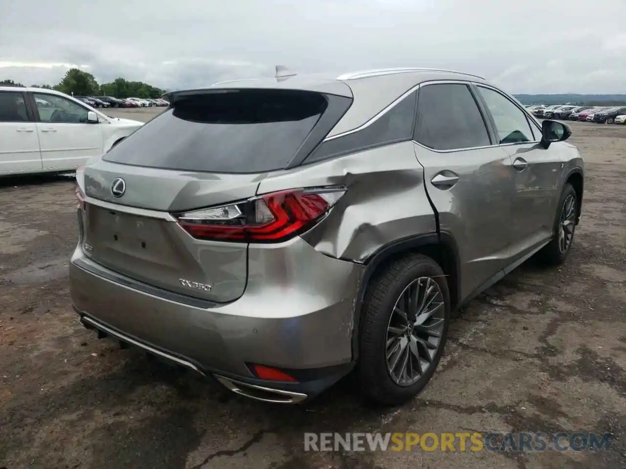 4 Фотография поврежденного автомобиля 2T2SZMDA5NC325163 LEXUS RX350 2022