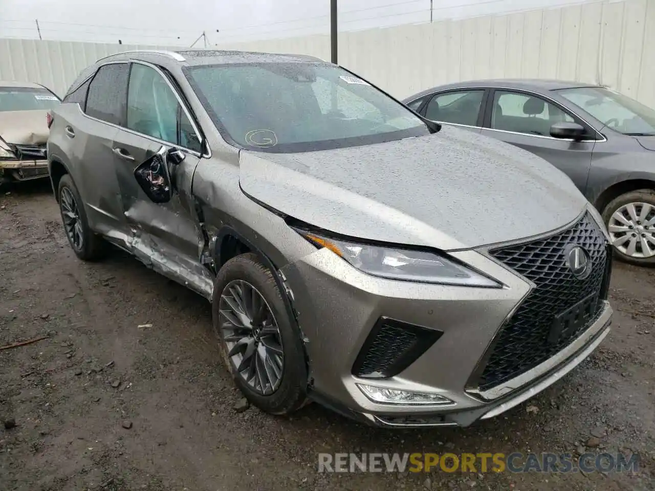 1 Photograph of a damaged car 2T2SZMDA6NC312616 LEXUS RX350 2022