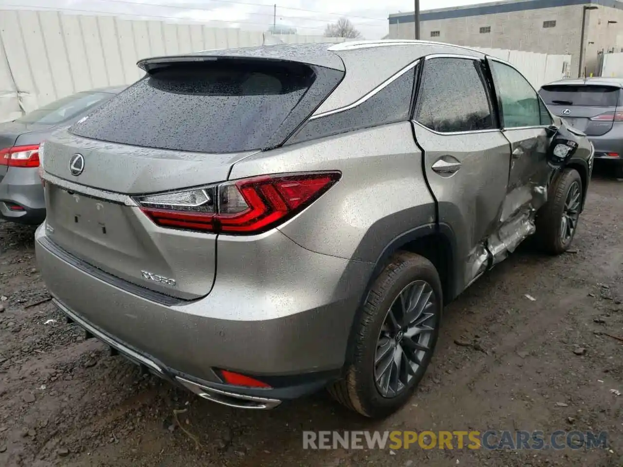 4 Фотография поврежденного автомобиля 2T2SZMDA6NC312616 LEXUS RX350 2022