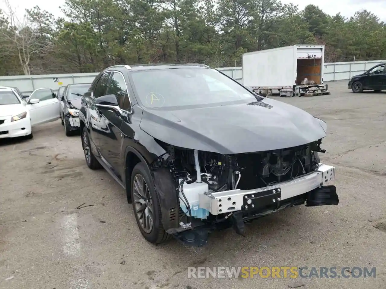 1 Photograph of a damaged car 2T2SZMDA7NC328064 LEXUS RX350 2022