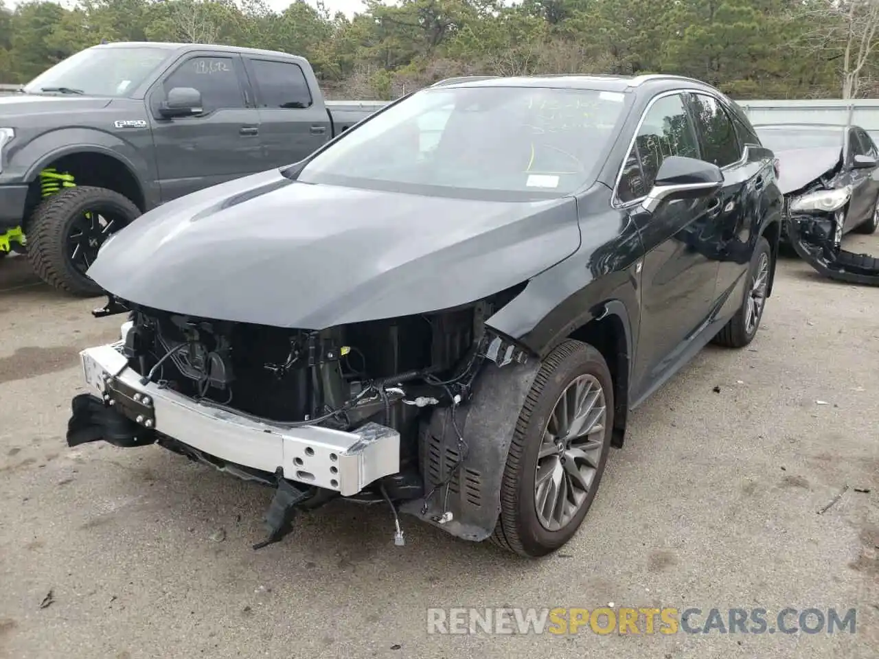 2 Фотография поврежденного автомобиля 2T2SZMDA7NC328064 LEXUS RX350 2022