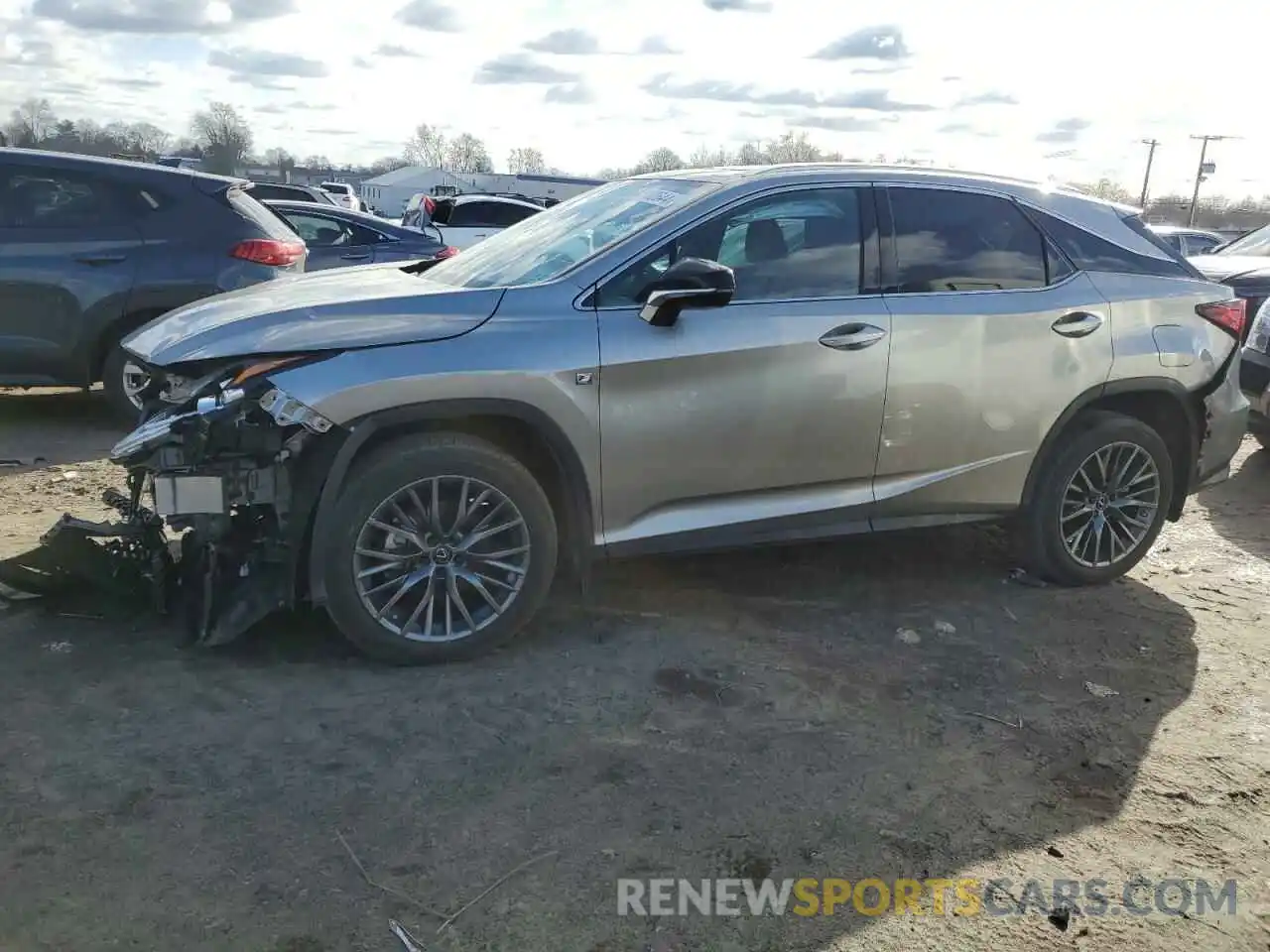 1 Photograph of a damaged car 2T2SZMDA7NC338660 LEXUS RX350 2022