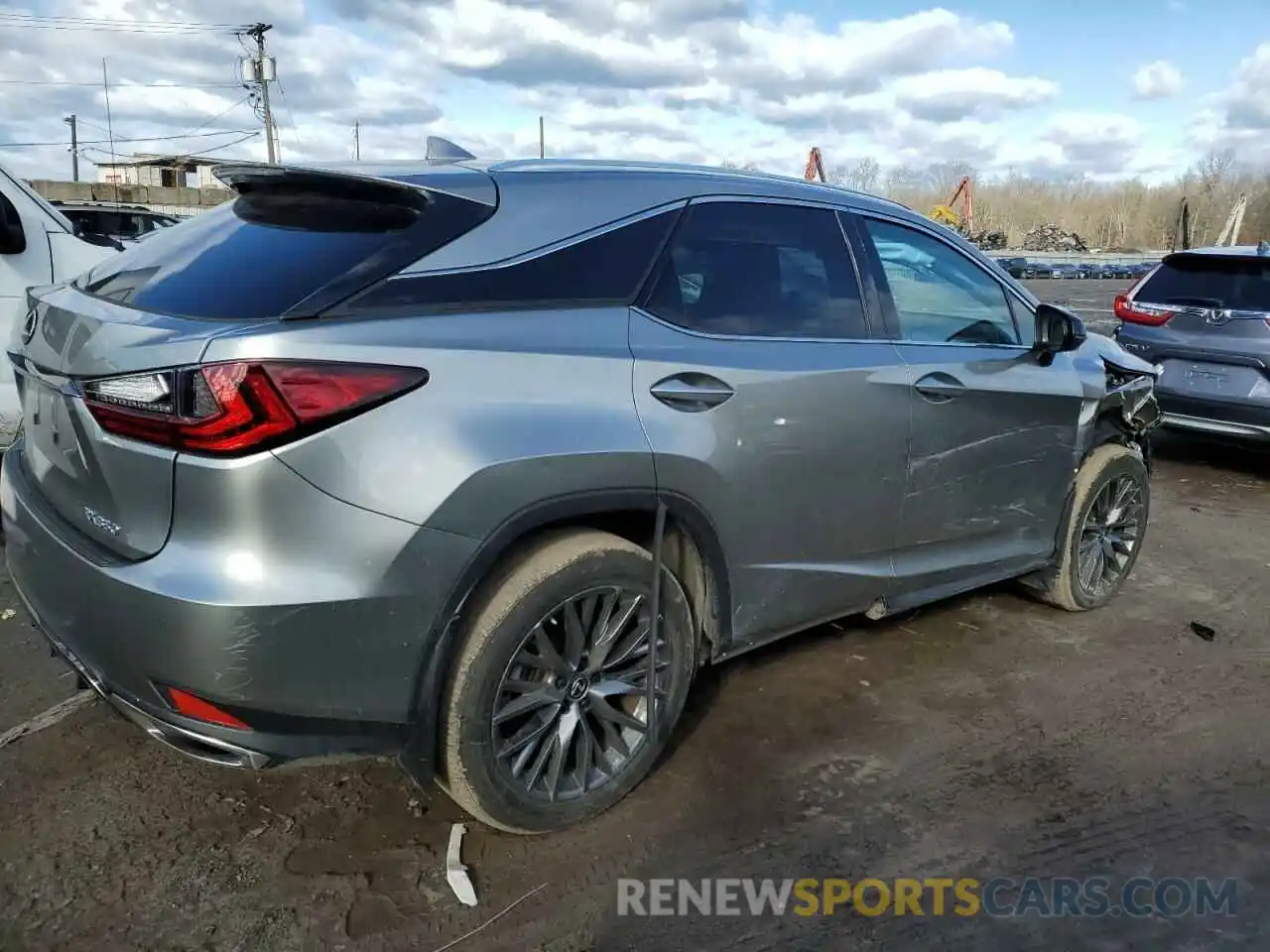 3 Photograph of a damaged car 2T2SZMDA7NC338660 LEXUS RX350 2022