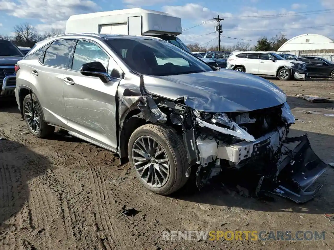 4 Photograph of a damaged car 2T2SZMDA7NC338660 LEXUS RX350 2022