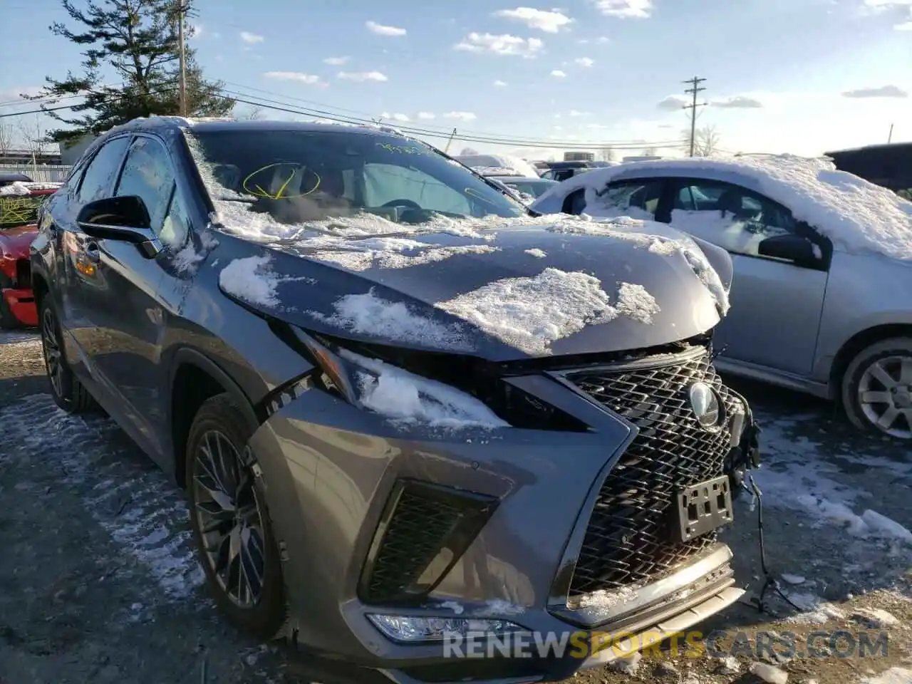 1 Photograph of a damaged car 2T2SZMDA9NC309631 LEXUS RX350 2022