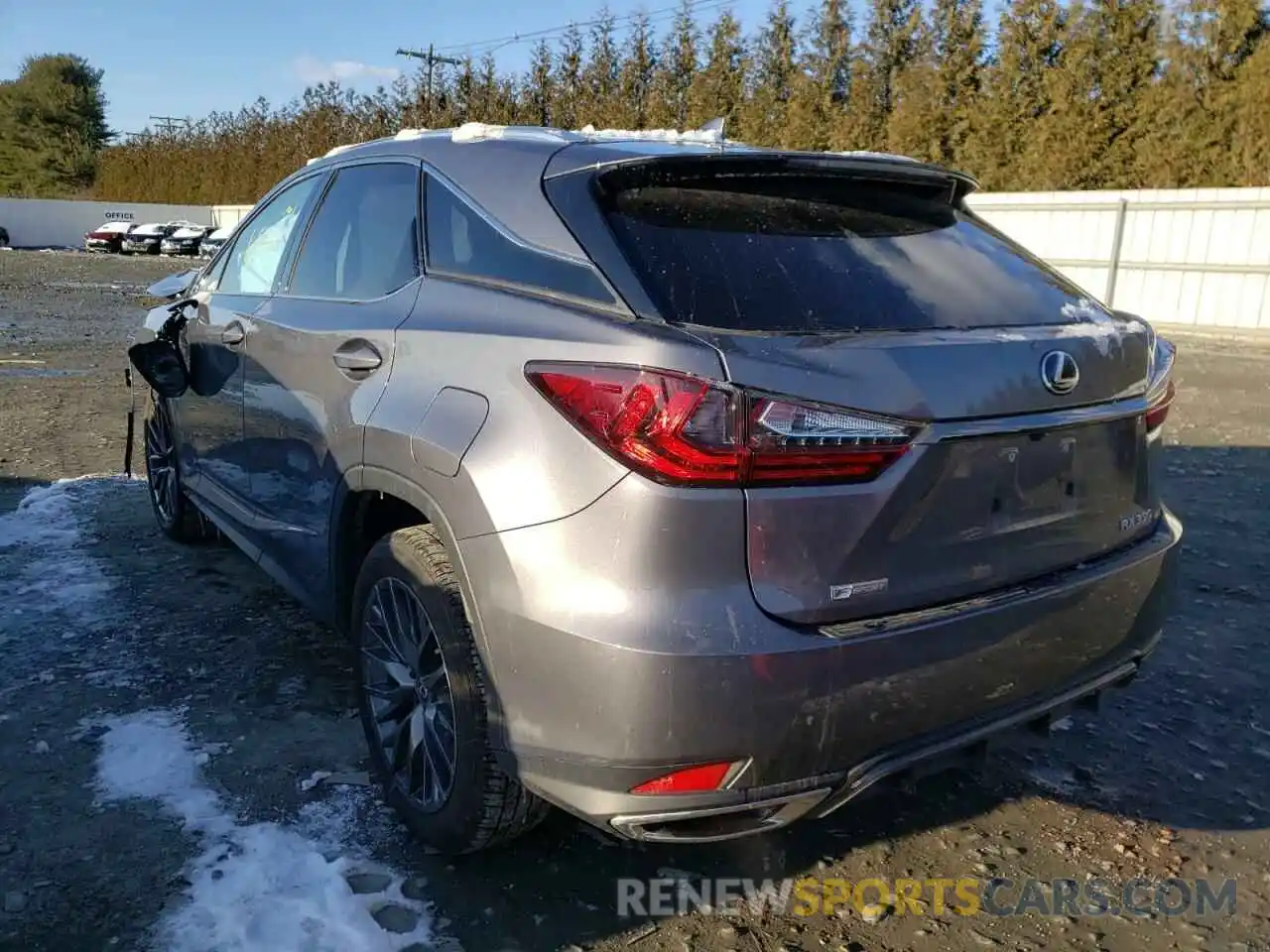 3 Фотография поврежденного автомобиля 2T2SZMDA9NC309631 LEXUS RX350 2022