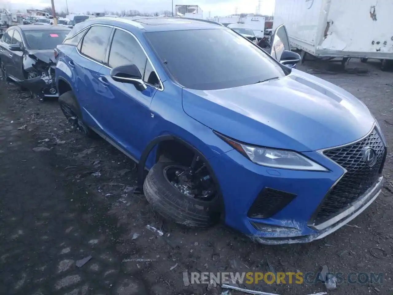 1 Фотография поврежденного автомобиля 2T2SZMDA9NC315641 LEXUS RX350 2022