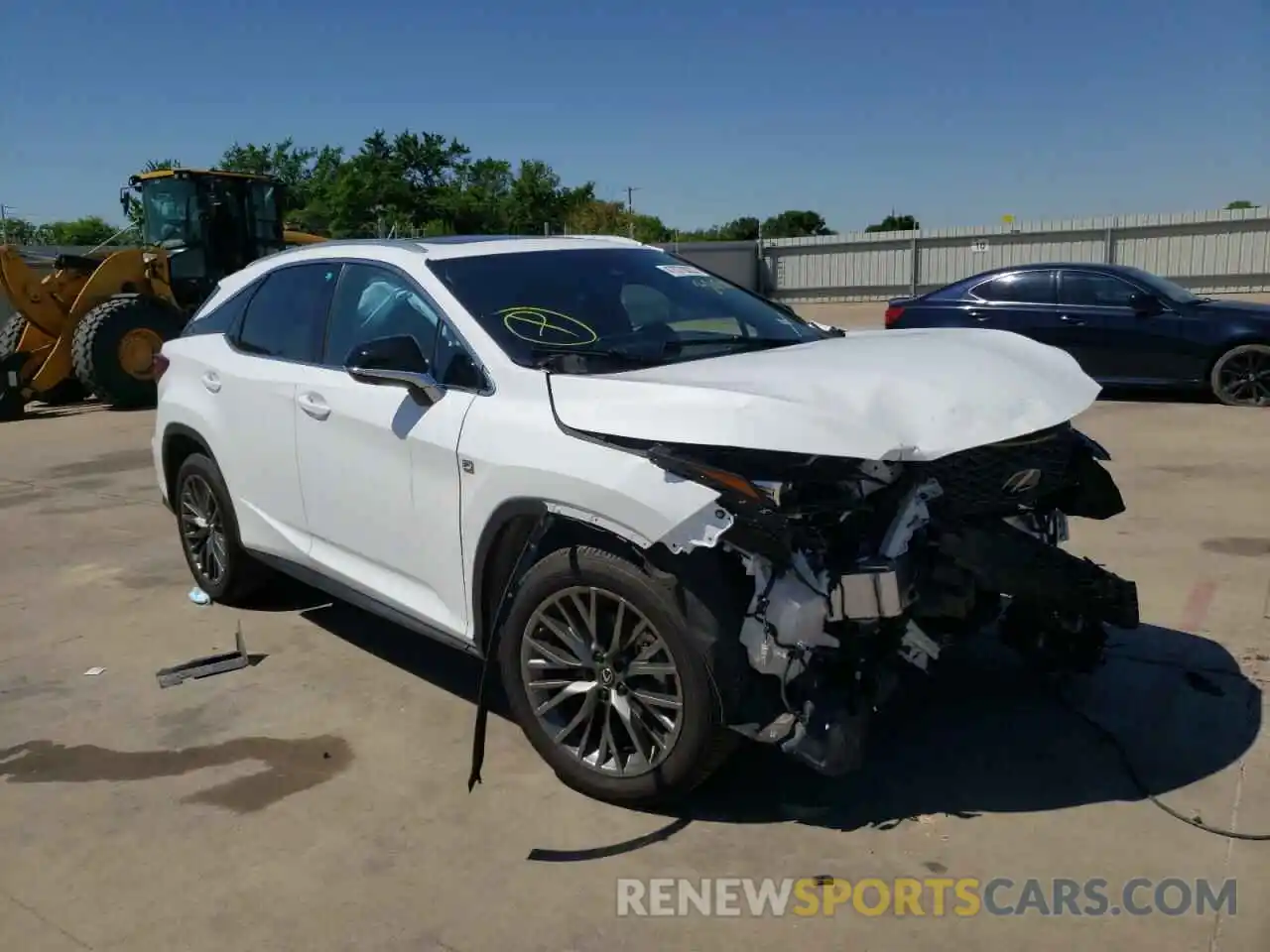 1 Photograph of a damaged car 2T2SZMDAXNC320301 LEXUS RX350 2022